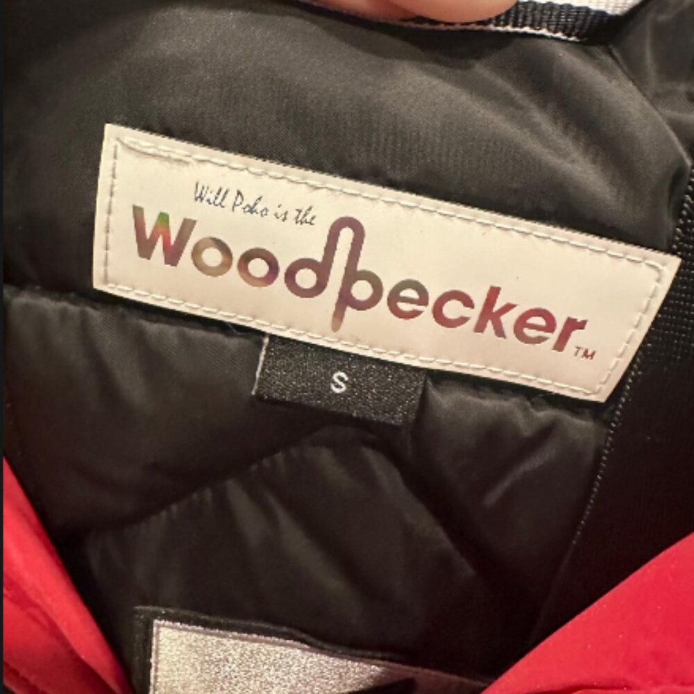 Woodpecker Red Down Jacket
